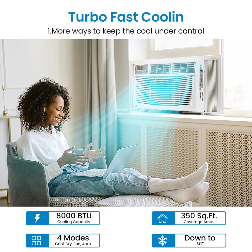 5000 BTU Window Air Conditioner with Mechanical Controls R851