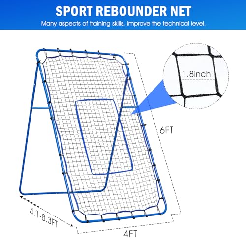 Lacrosse Rebound Net with Target Strike Zone L14728