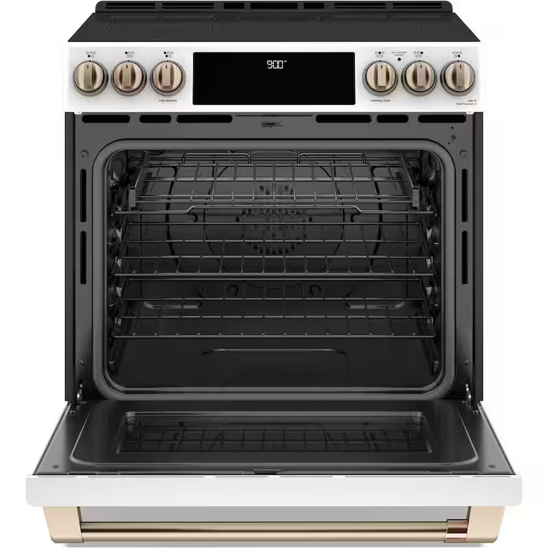 5 Element Slide-In Induction Range with Convection Oven P415