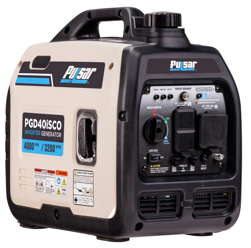 4000-Watt Super Quiet Gas Powered Inverter Generator H743421