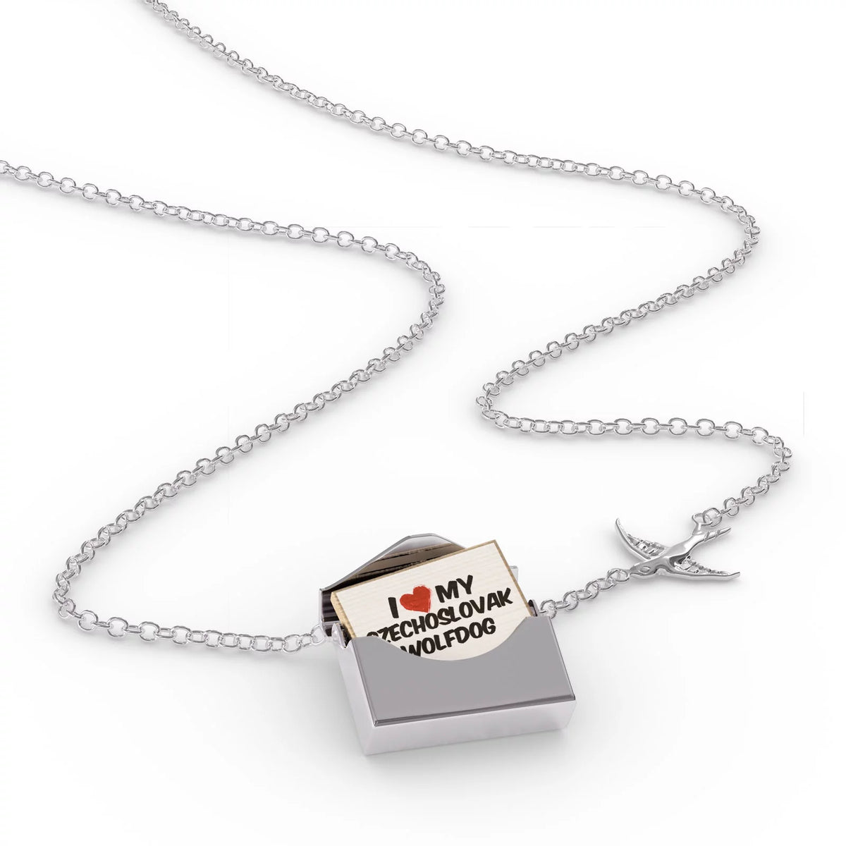 Silver Locket Necklace A835742