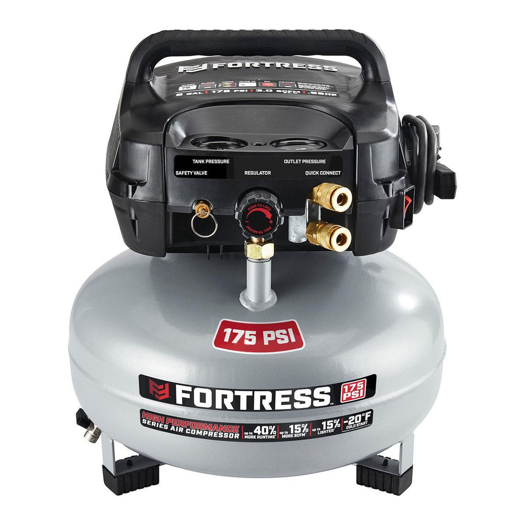 6 Gallon 175 PSI Oil-Free Pancake Air Compressor Y550