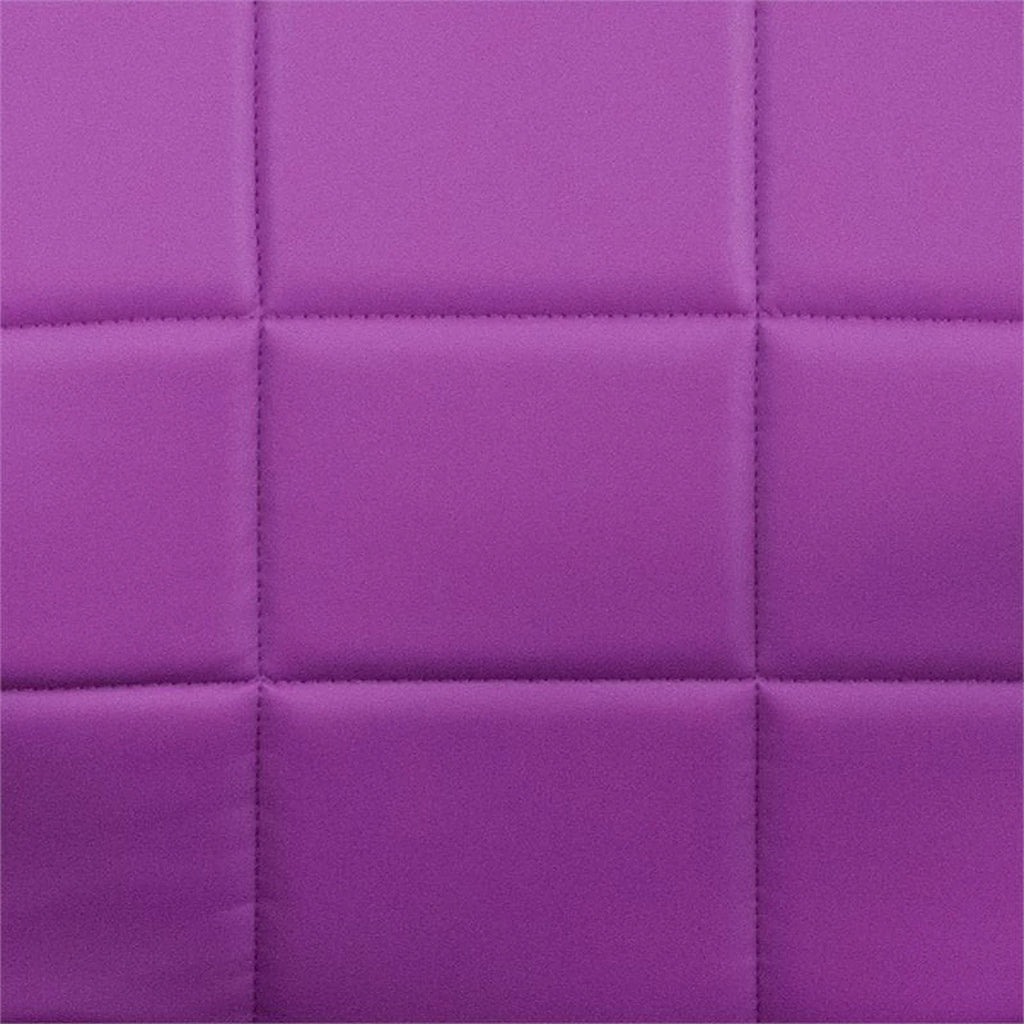 Purple Faux Leather Swivel Office Chair E8892