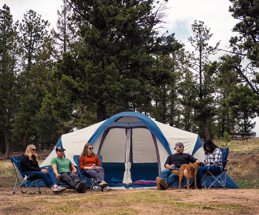 Blue 10-Person Cabin Tent M663579