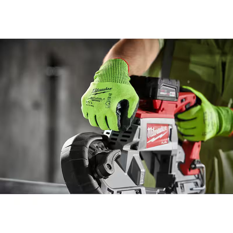 High Visibility Level 5 Cut Resistant Polyurethane Dipped Work Gloves 12-Pack K583
