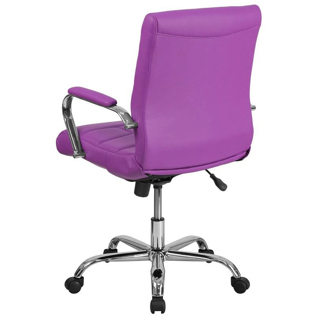 Purple Faux Leather Swivel Office Chair E8892
