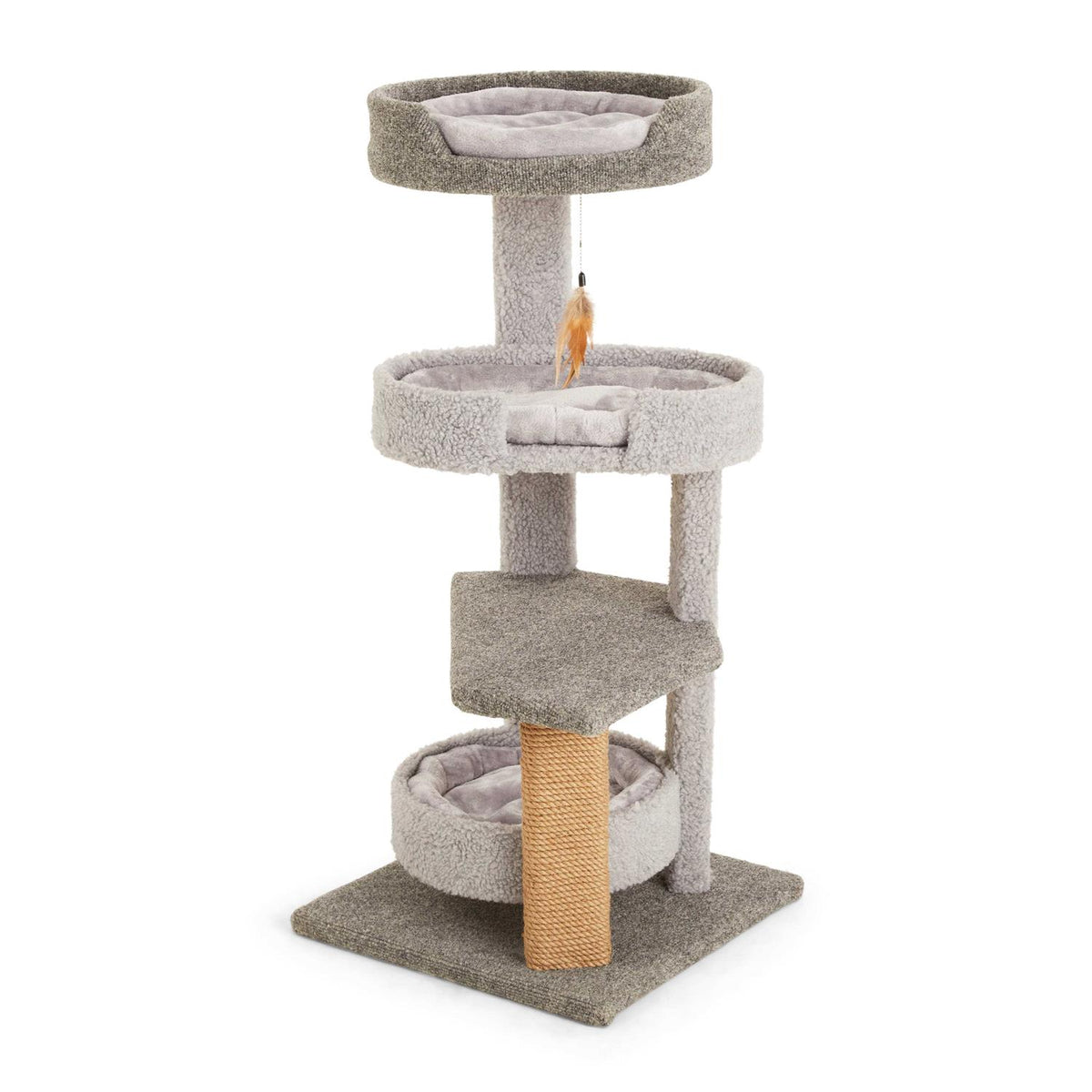 4-Level Cat Tree Perch with Beds I600