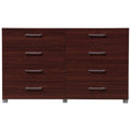 8 Drawer Mahogany Brown Dresser S29418