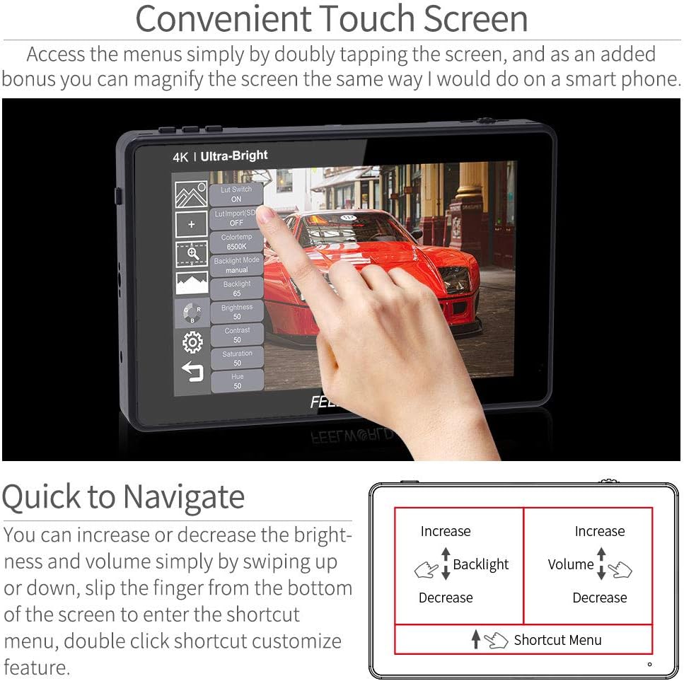 7 Inch 2200nit SDI Touch Screen Camera Field Monitor B56077