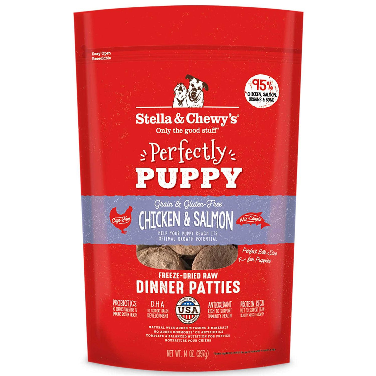 Freeze-Dried Raw Dog Food Salmon Patties R275565