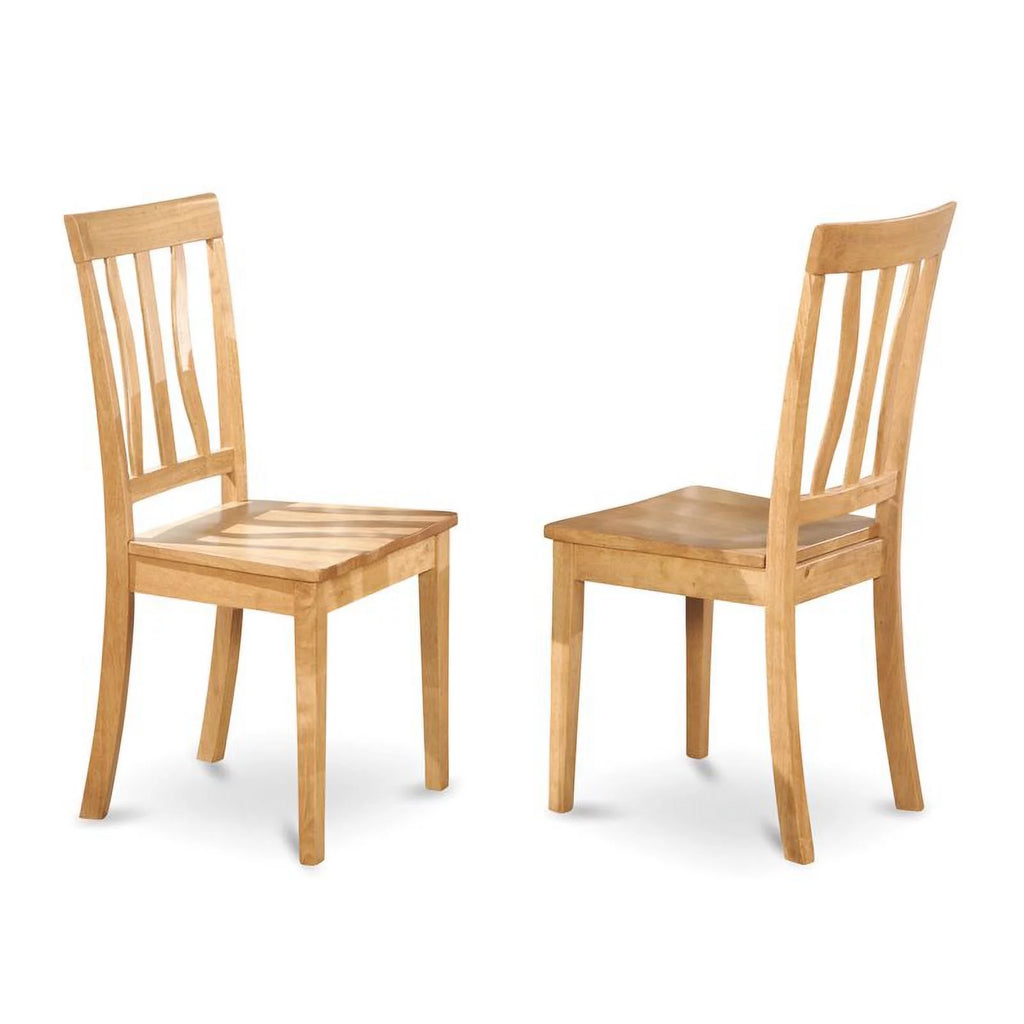 5-piece Oak Wood Dining Room Set X23031