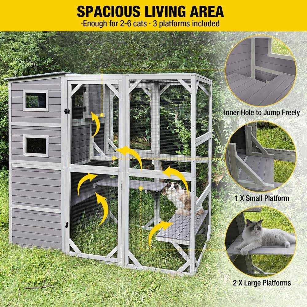 Outdoor Cat Enclosure E296