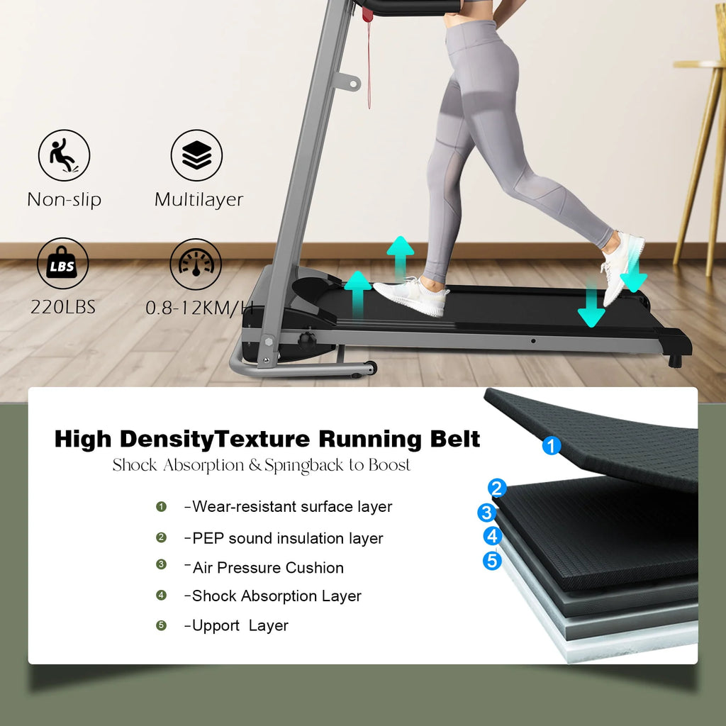 2.5HP Folding Treadmill with Incline Y842974