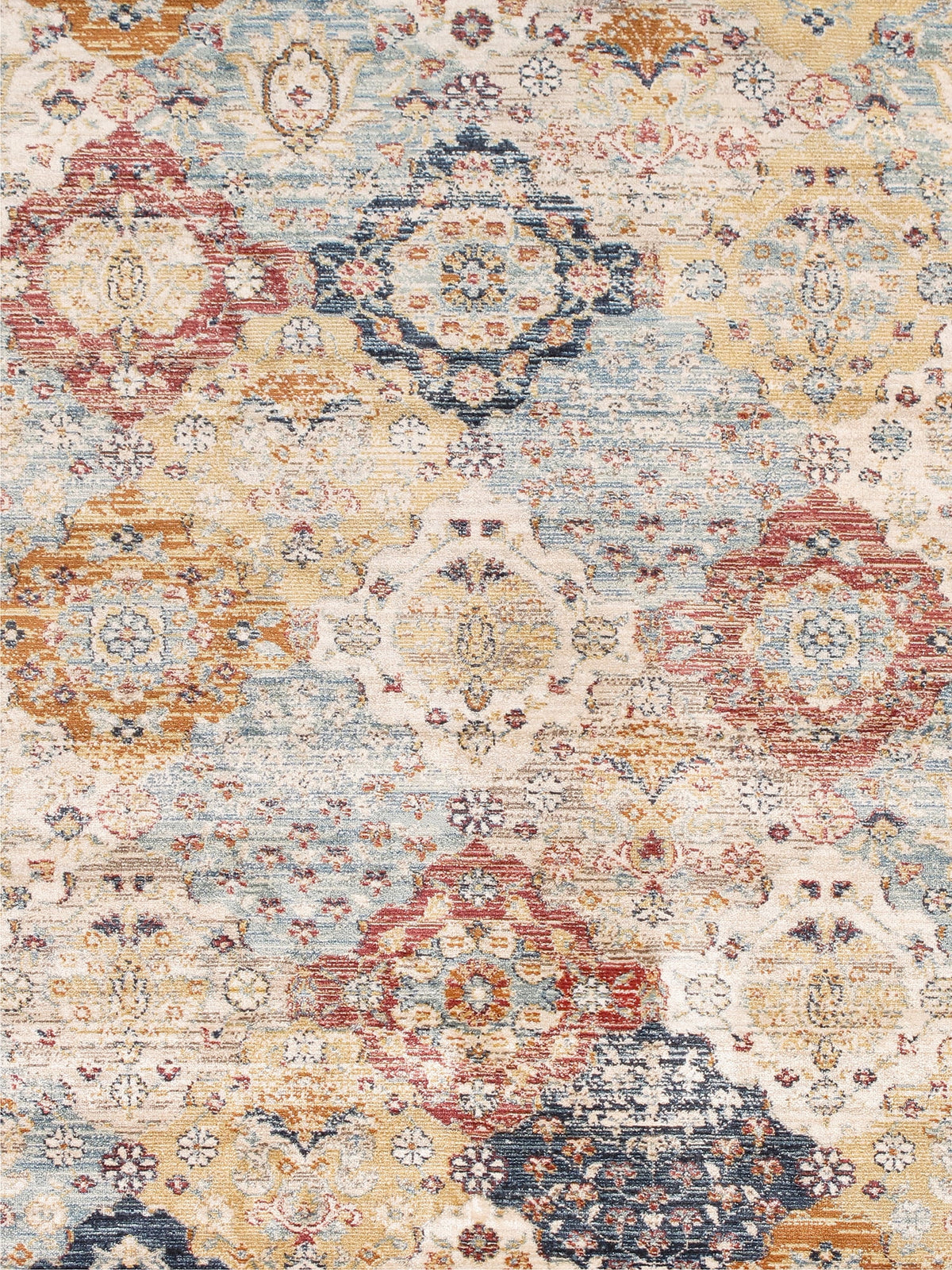 Beige Power Loom Area Rug Q822
