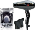 Black Ionic Ceramic Hair Dryer and Cord Cover Detangler X5601