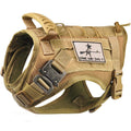 Tactical Service Dog Vest Harness with Rubber Handle & Metal A19230