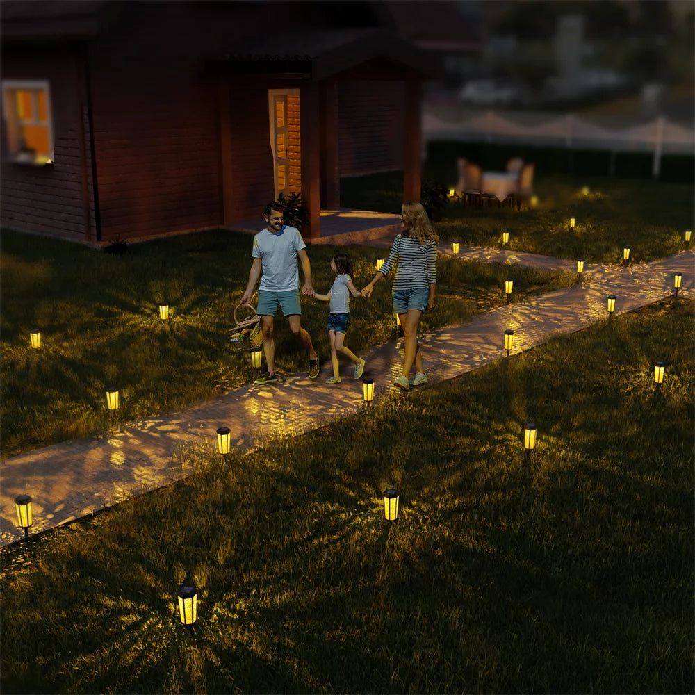 6 Pack Color Changing Solar Pathway Lights Q925845