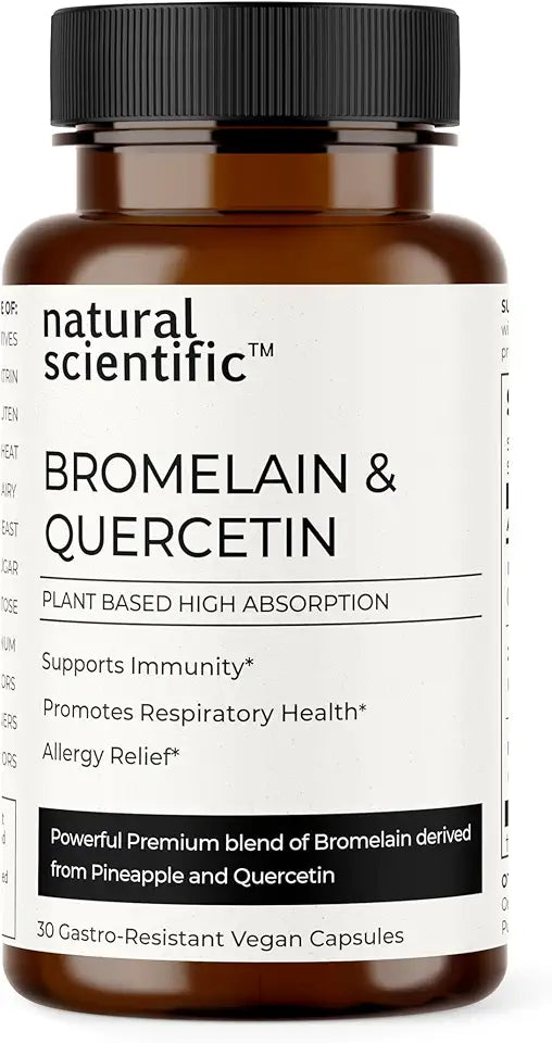 Organic Quercetin with Bromelain 30 Capsules A408