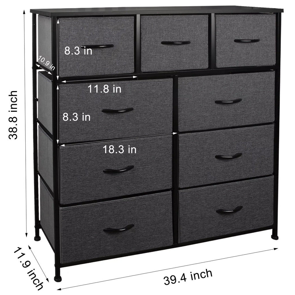 5 Drawer Fabric Dresser Storage Tower K262
