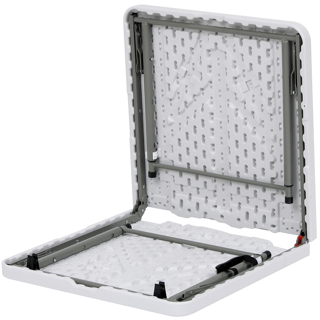 White 4 Foot Folding Table M5625