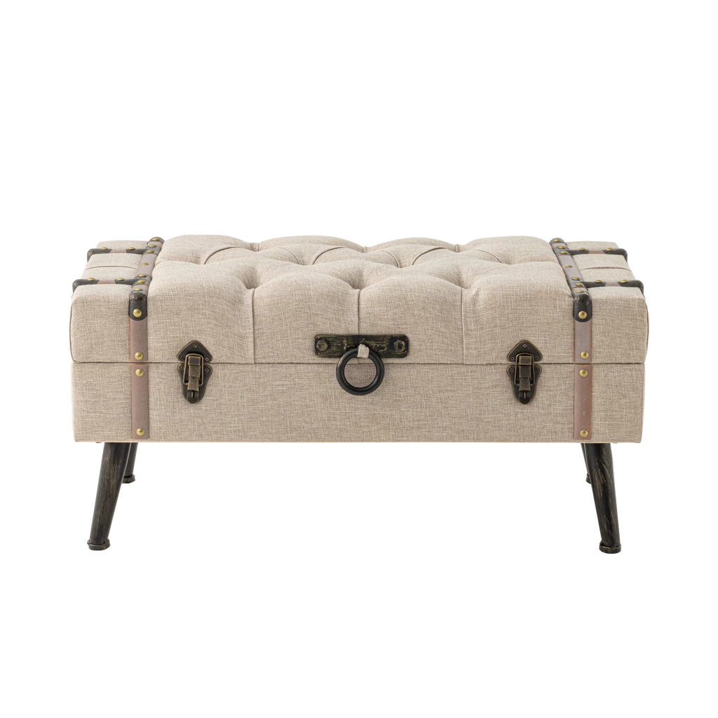 Modern Upholstered Storage Ottoman N53348