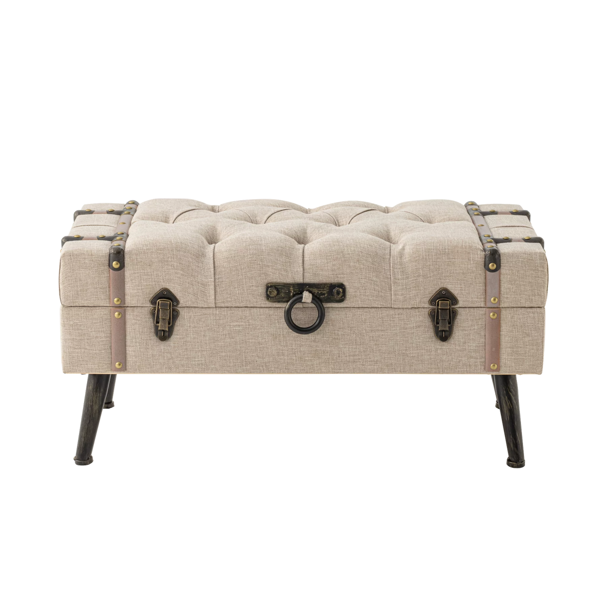 Modern Upholstered Storage Ottoman N53348