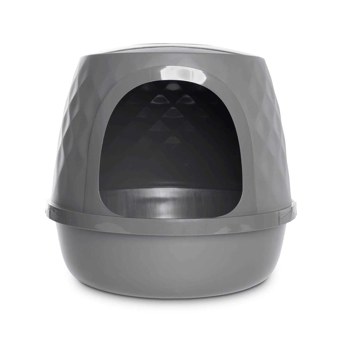Geometric Covered Cat Litter Box D14801