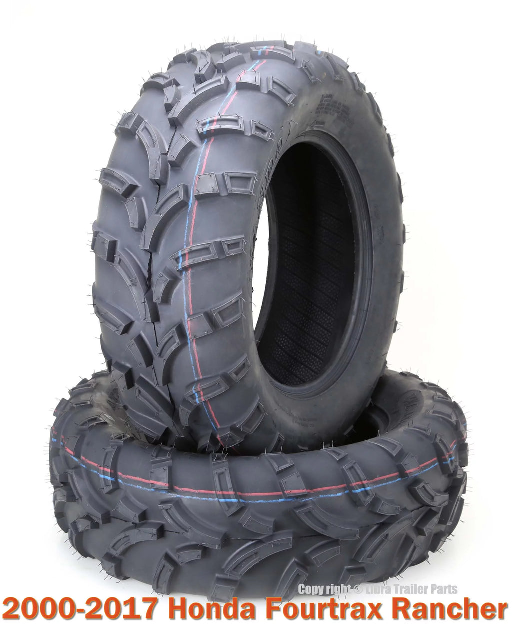 2 Front ATV Tire Set 24x8-12 V796
