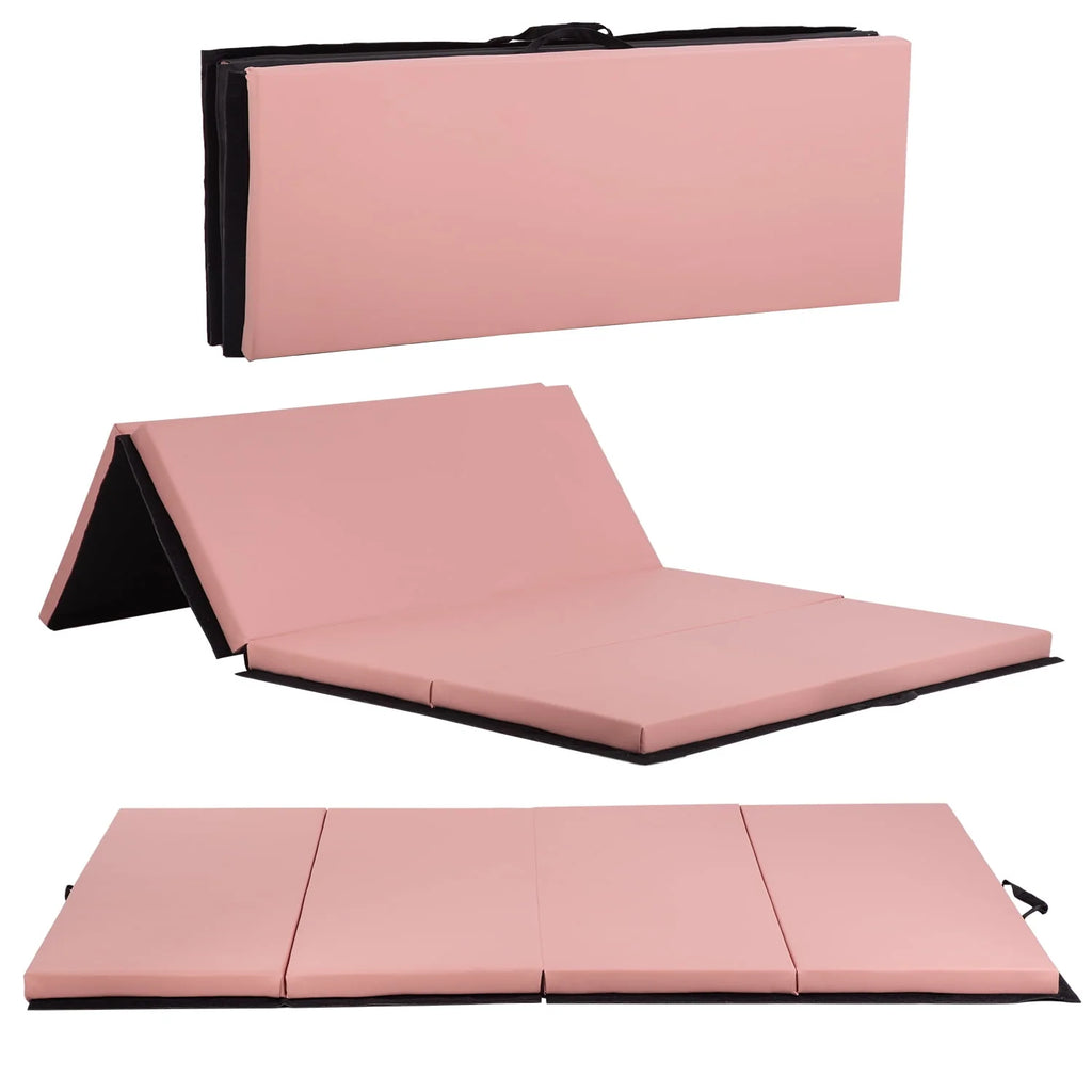 6'x4'x2" Thick 4 Folding Gymnastics Mat Q8271