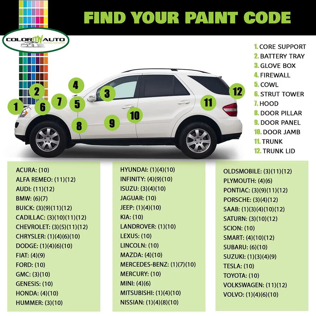 Automotive Paint 1 Oz Bottle E433558