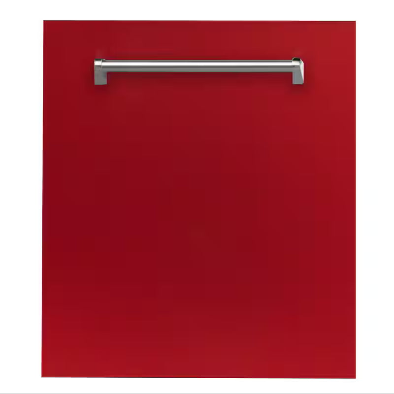 24 in. Compact Dishwasher with 2 Racks in Red Gloss F316804