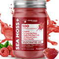Organic Raw Wildcrafted Sea Moss Gel Raspberry Flavor 10 oz B961