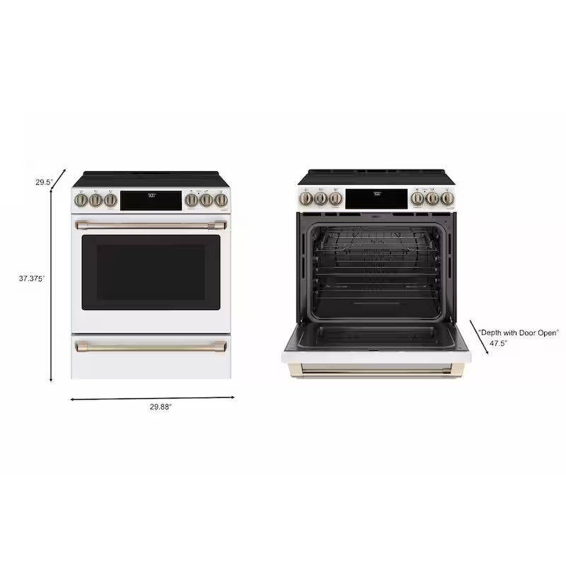 5 Element Slide-In Induction Range with Convection Oven P415
