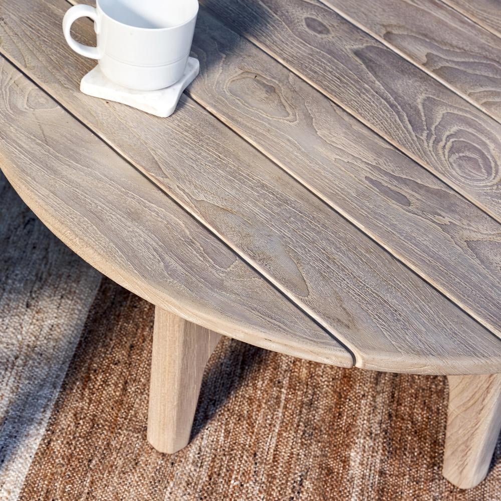 Outdoor Round Coffee Table Gray B6746