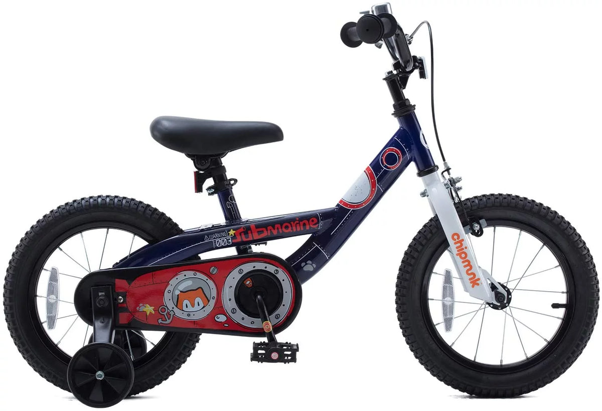 18 In Blue Steel Bike with Kickstand L86677