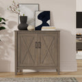 Smoky Brown Solid Wood 32 inch Low Storage Cabinet Y792111