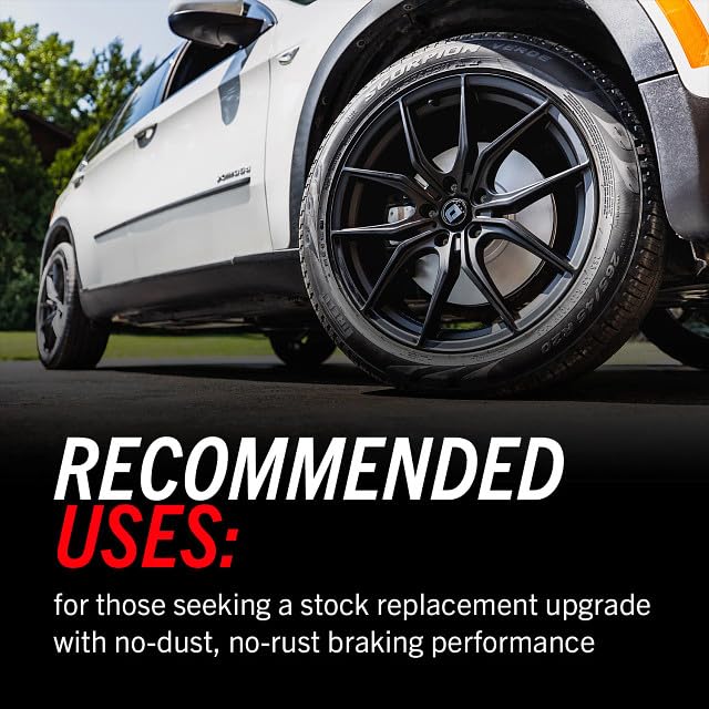 Rear Replacement Brake Pads and Rotors Kit D2018