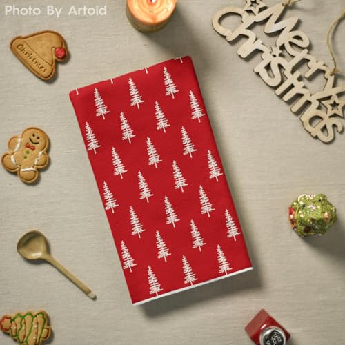 Beige Christmas Kitchen Dish Towels Set of 2 M6339