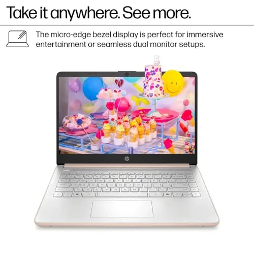 14 Ultrabook Intel 4-Core CPU 32GB RAM 1.6TB Storage Rose Gold Win 11 S2975