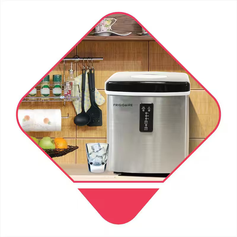 Freestanding Ice Maker in Stainless Steel H699357
