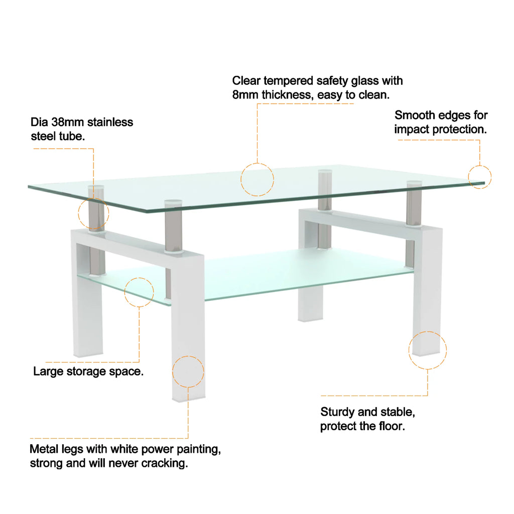 White Coffee Table K56403