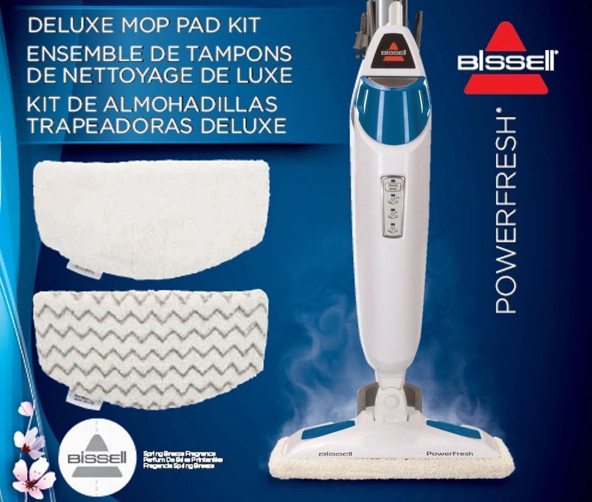 Micro Fiber Steam Mop Pads 2PK E6004